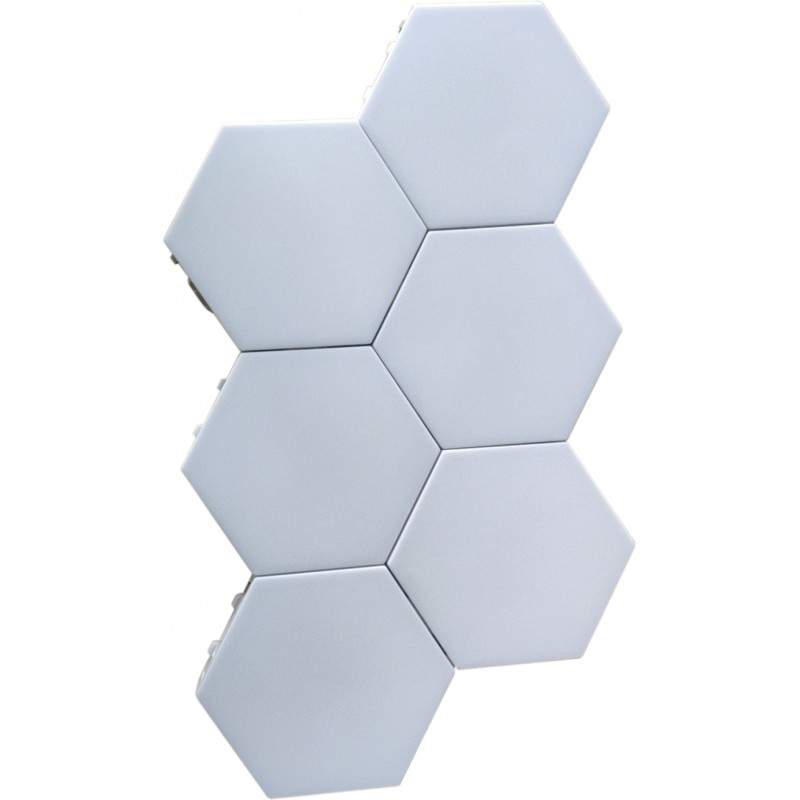 Corp LED hexagonal Well Crystal, magnetic, 4000K, set 6 bucati, cu adaptor, Crystal 6 WL - Prompt Service