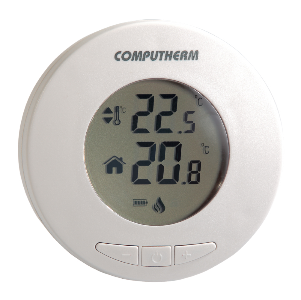 Termostat centrala termica Computherm T30 cu fir, display circular, alb - Prompt Service