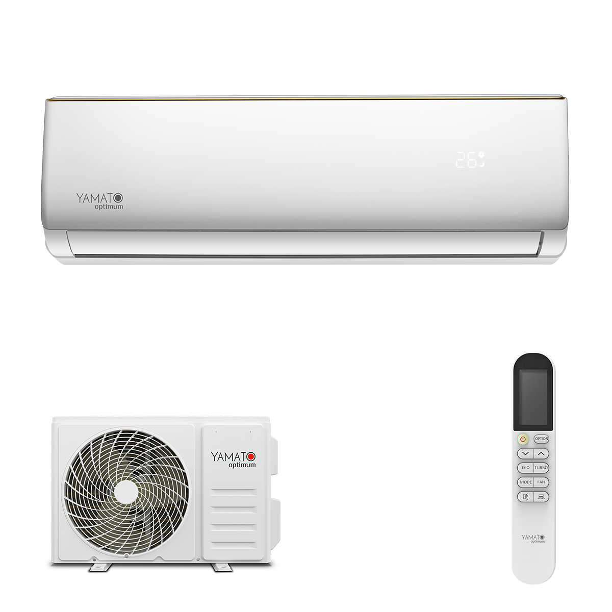 Aparat de aer conditionat Yamato Optimum YW09T2N 9000 BTU, Control WiFi, kit instalare inclus - Prompt Service