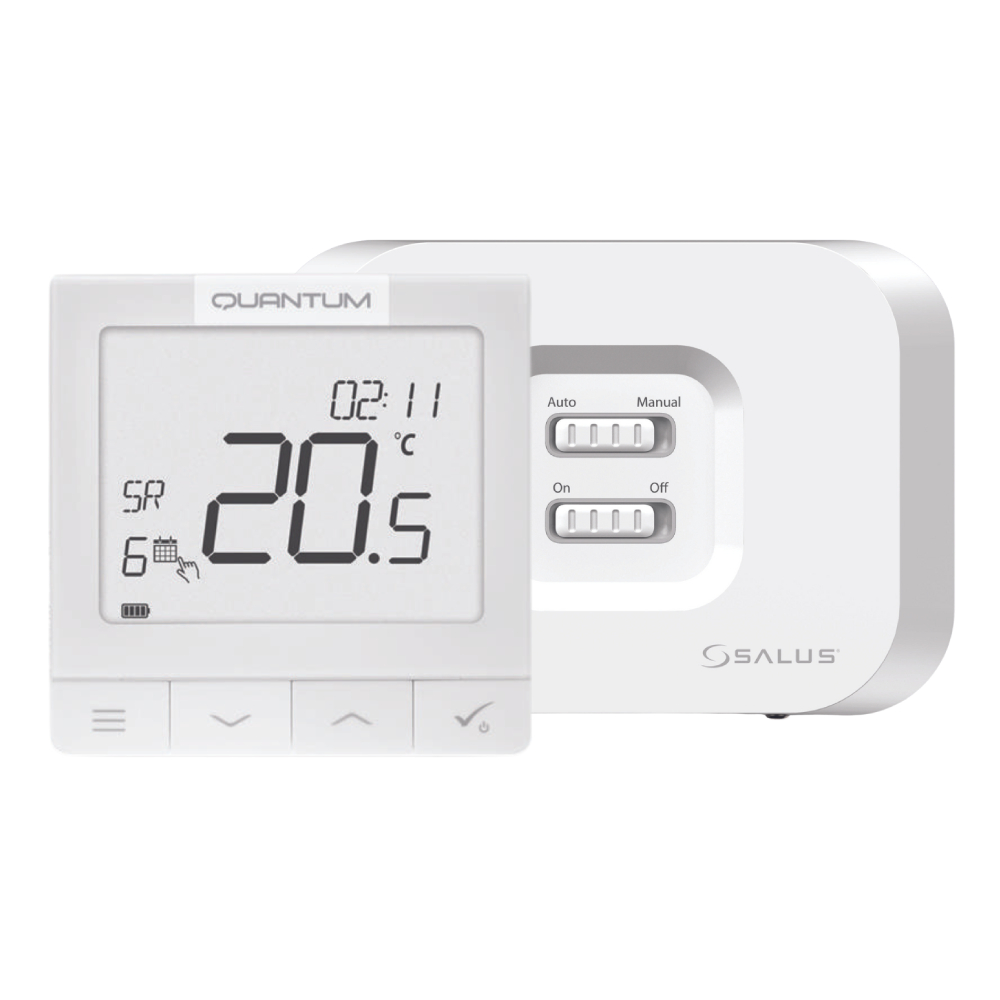 Termostat ambient Salus, controlat prin internet, IT 700, LCD, cu Wi-Fi