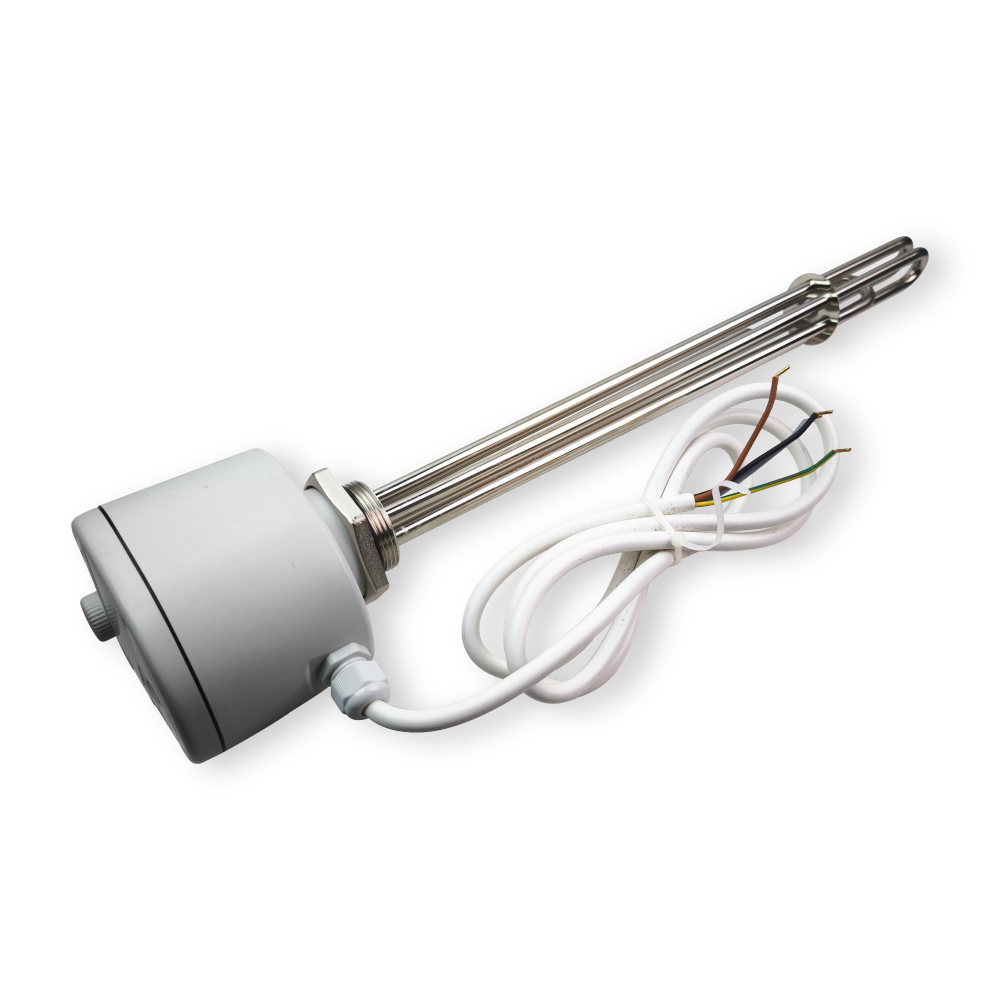 Rezistenta electrica cu termostat Unival, racord 1 1/2", capacitate 4500 W, alimentare 400V - Prompt Service