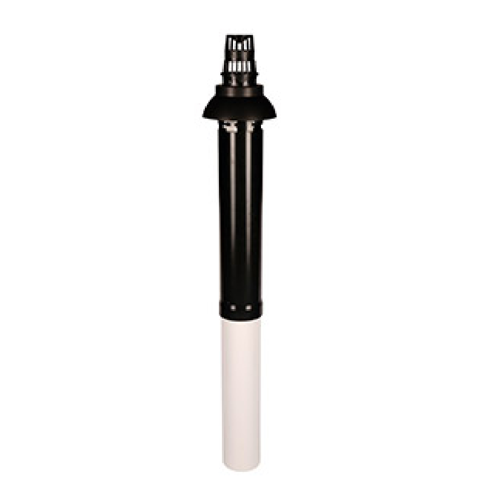 Terminatie verticala centrala condensare ATI diametru 80/125, PP/ALL, neagra, WNTC10050 - Prompt Service