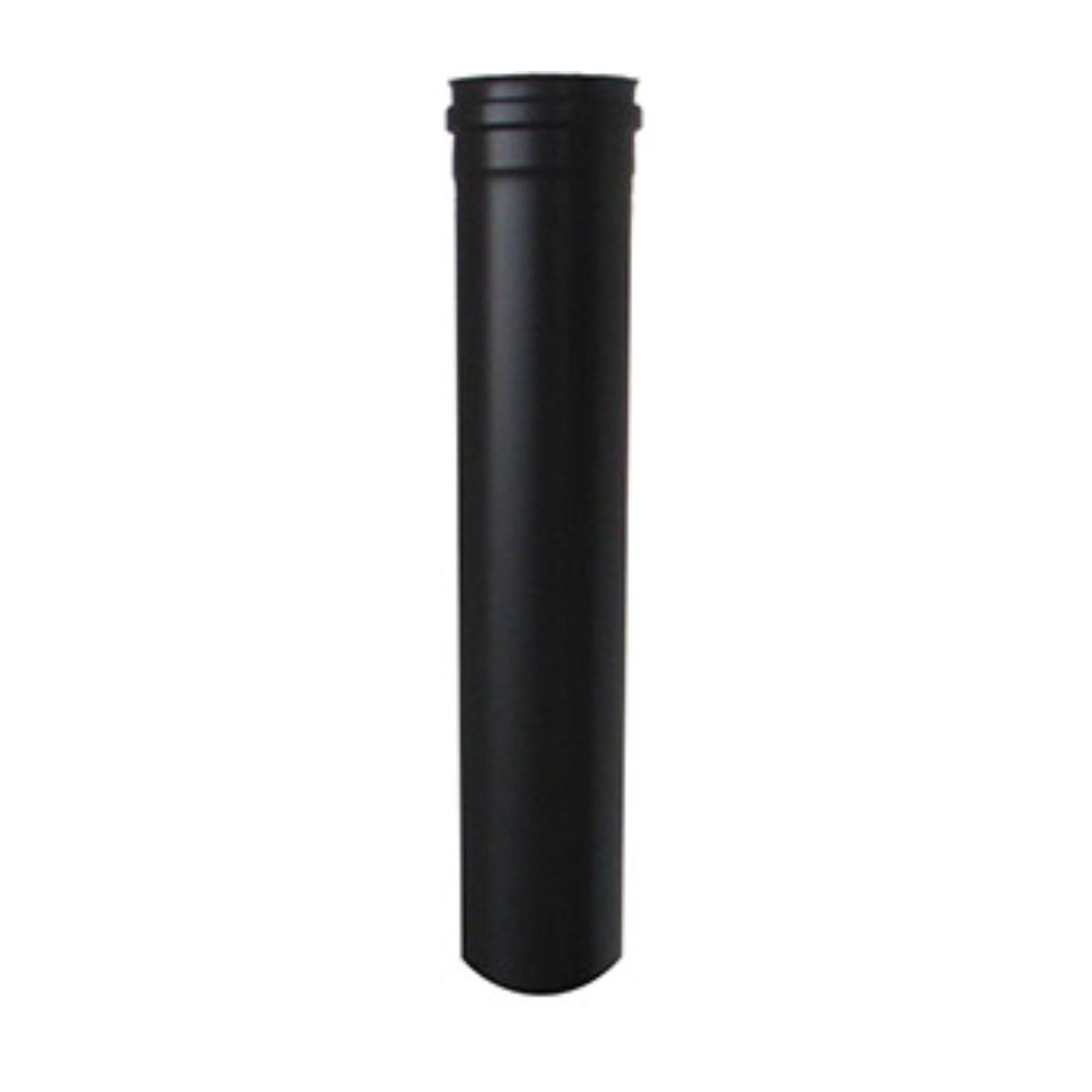 Tubulatura evacuare gaze arse ATI NS1-1010X, diametru 100 mm, lungime 1 m, inox vopsit negru - Prompt Service