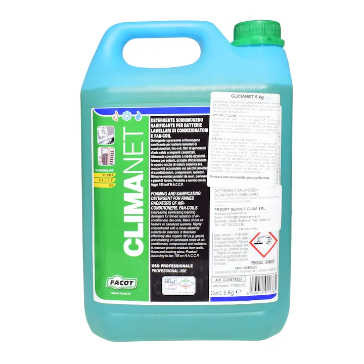 Solutie pentru curatare instalatie aer conditionat Facot Climanet 5 kg - Prompt Service