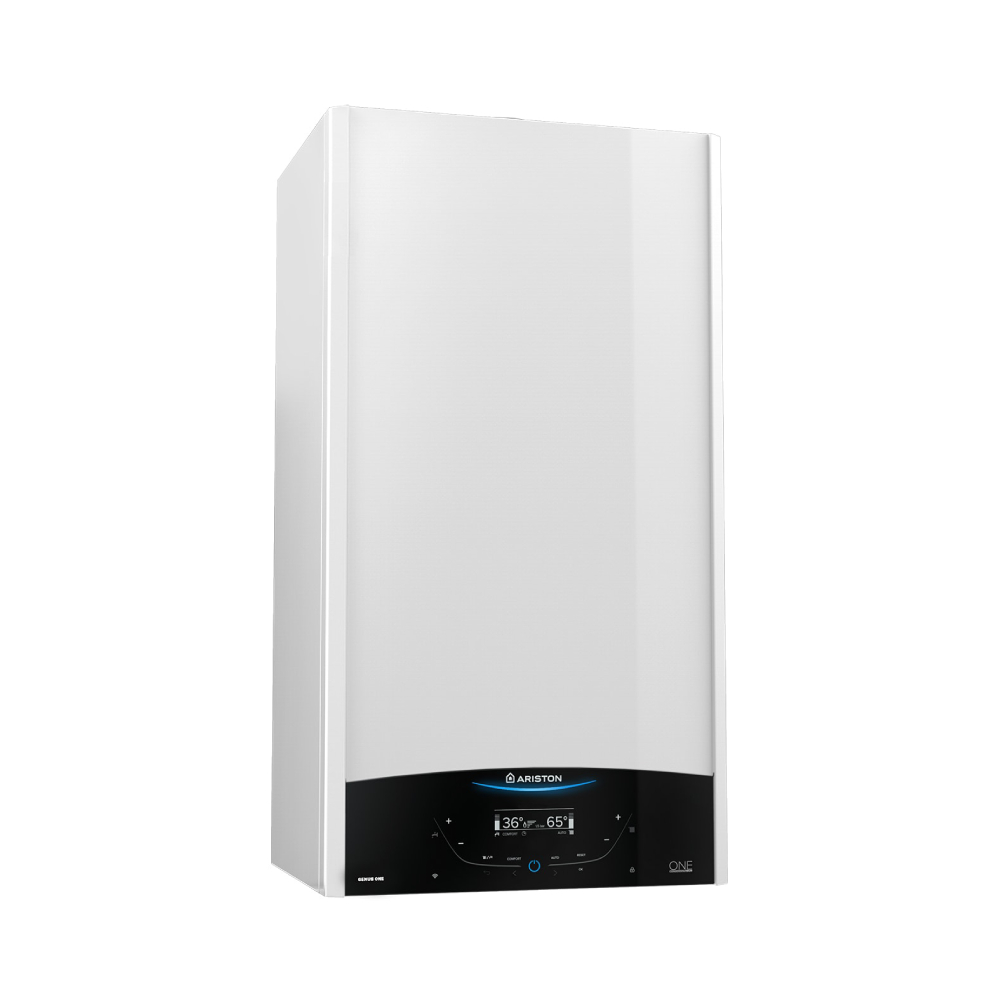 Centrala termica in condensare Ariston GENUS ONE SYSTEM 24, capacitate 24 kW, afisaj LCD, doar incalzire, - Prompt Service