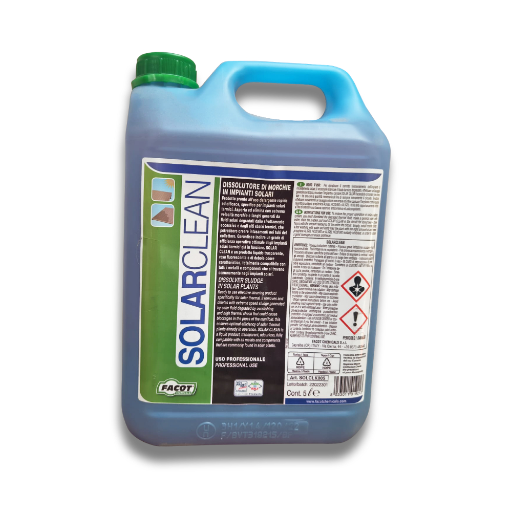 Solutie curatat panouri solare Facot Solar Clean 5 litri, SOLCLK005