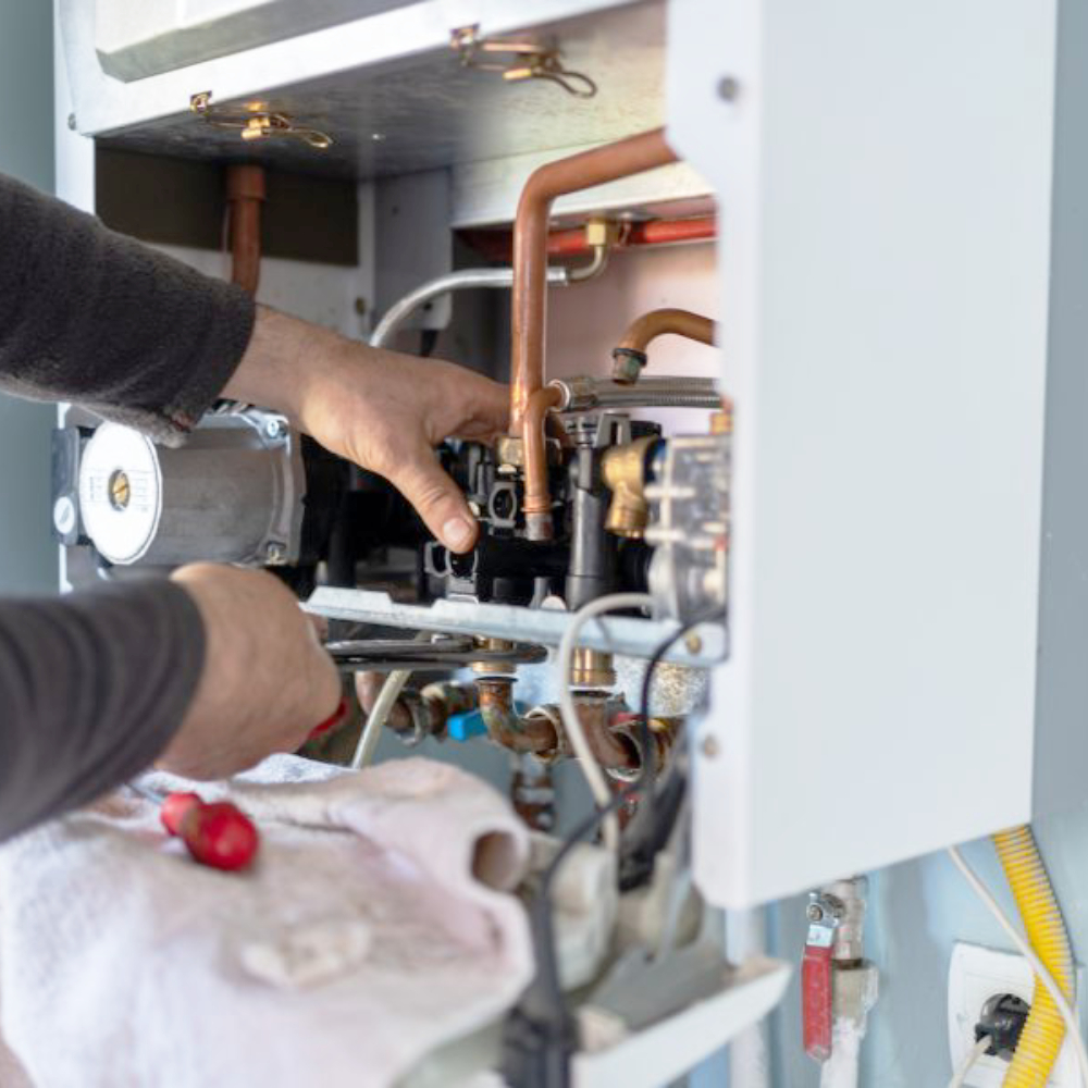 Spalare chimica centrala termica condensare schimbator principal aluminiu-siliciu Prompt Service Clima - Prompt Service