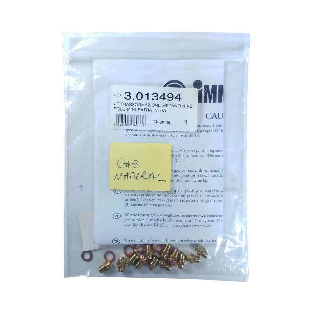 Set duze gaz natural pentru centrala termica Immergas, cod piesa 3.013494 - Prompt Service