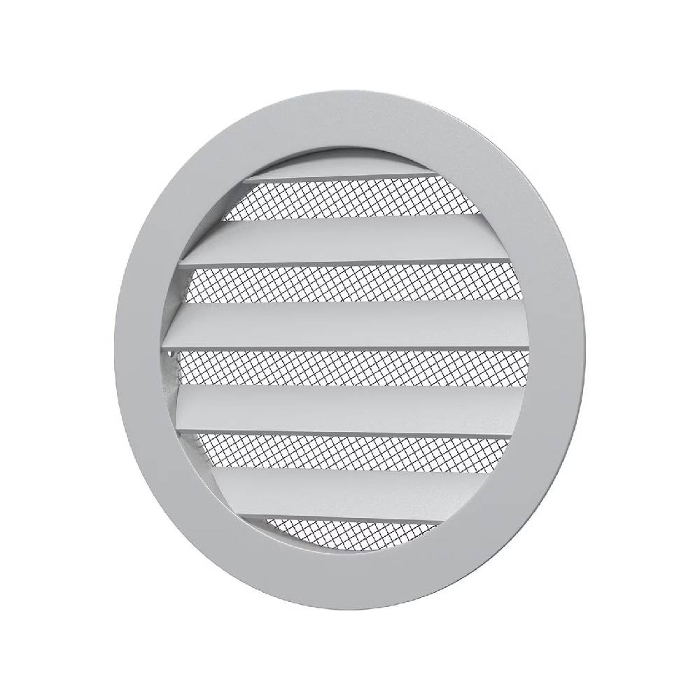 Grila transfer Venteurope 20RKM, aluminiu, rotunda, de exterior D200