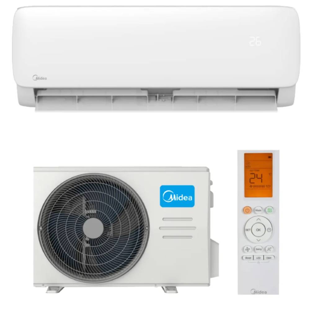 Aparat de aer conditionat Midea Xtreme Fresh 9000 BTU, Wi-Fi , MSAGAU-09HRFN8-QRD1GW/MOX133-09HFN8-QRD1GW