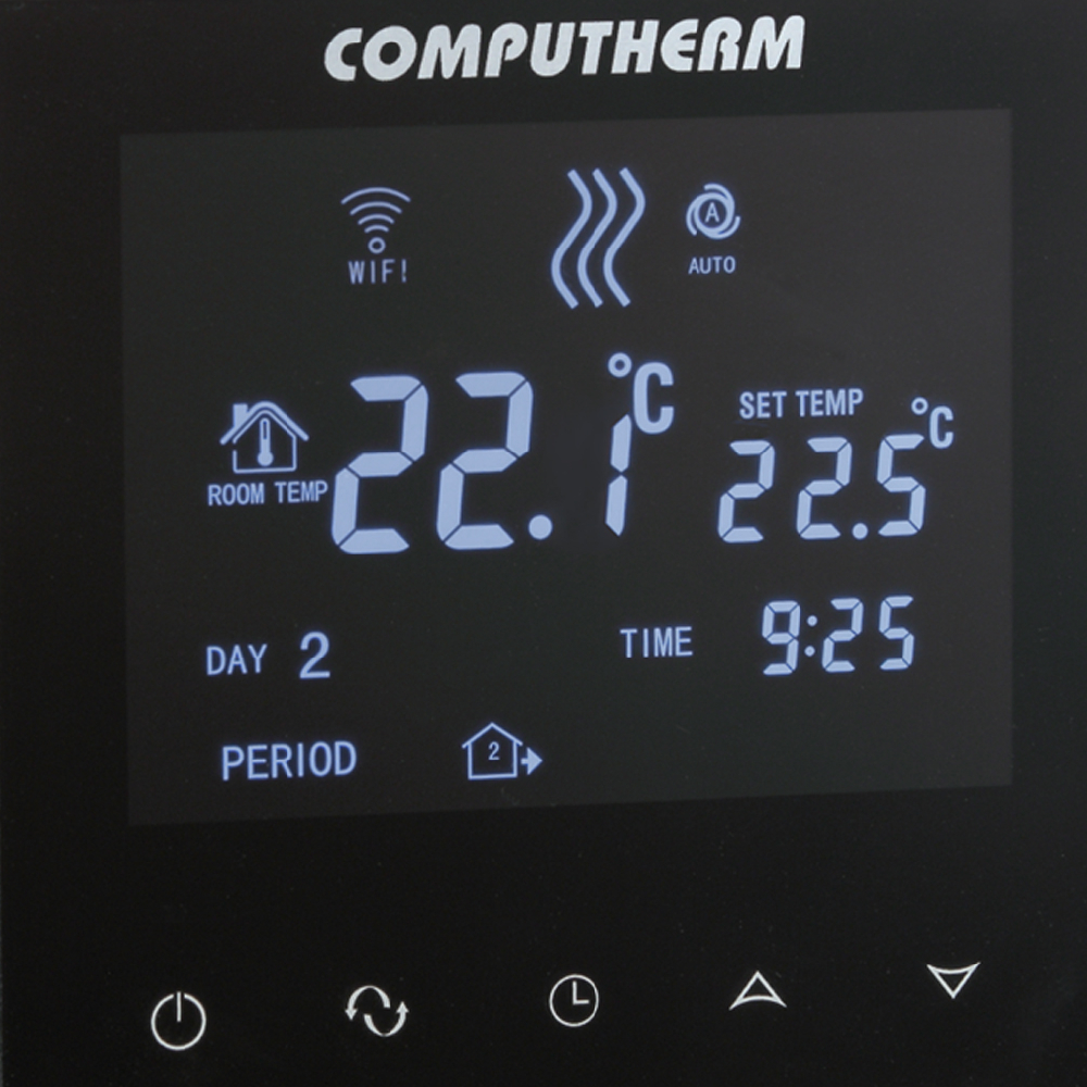 Cronotermostat programabil control WiFi Computherm E300 pentru ventiloconvectoare si ventilatoare