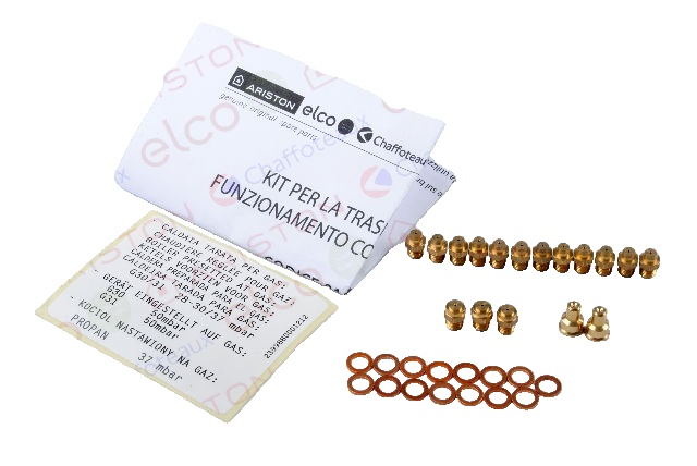 Set Complet Duza Arzător (gpl) pentru boiler pe gaz si centrala termica de pardoseala Ariston GENUS 23 MI MET, MICROGENUS PLUS 24 MFFI cod piesa 569282