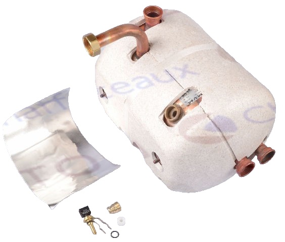 Boiler 6l pentru centrala termica Ariston ALUDRA DELTA 24 CF N, CALYDRA COMFORT 24 CF N cod piesa 61012790