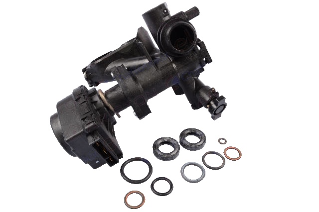 Bloc Partea Dreaptă + V3v pentru centrala termica Ariston MIRA 30 FF NAT TP, MIRA COMFORT 24 CF GPL EAA cod piesa 61315676