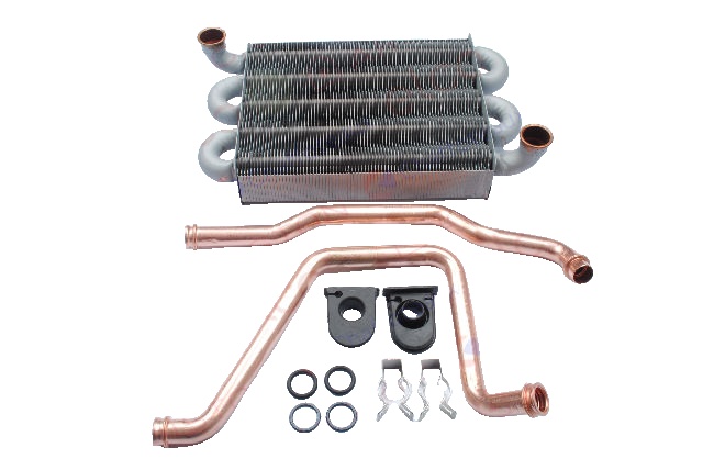 Schimbător de Căldură (kit) cu 24 pentru centrala termica Ariston ALIXIA 24 FF N EE, ALIXIA S 24 FF NG cod piesa 65113395