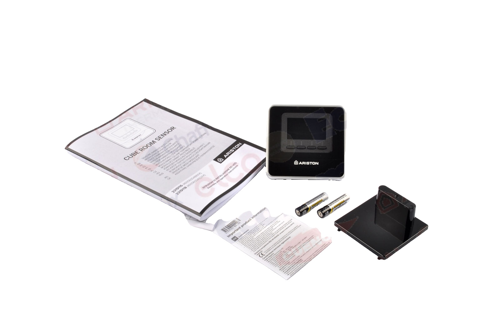 Cube Rf (ar Negru) pentru centrala termica Ariston CUBE ROOM SENSOR WIRELESS cod piesa 65116722