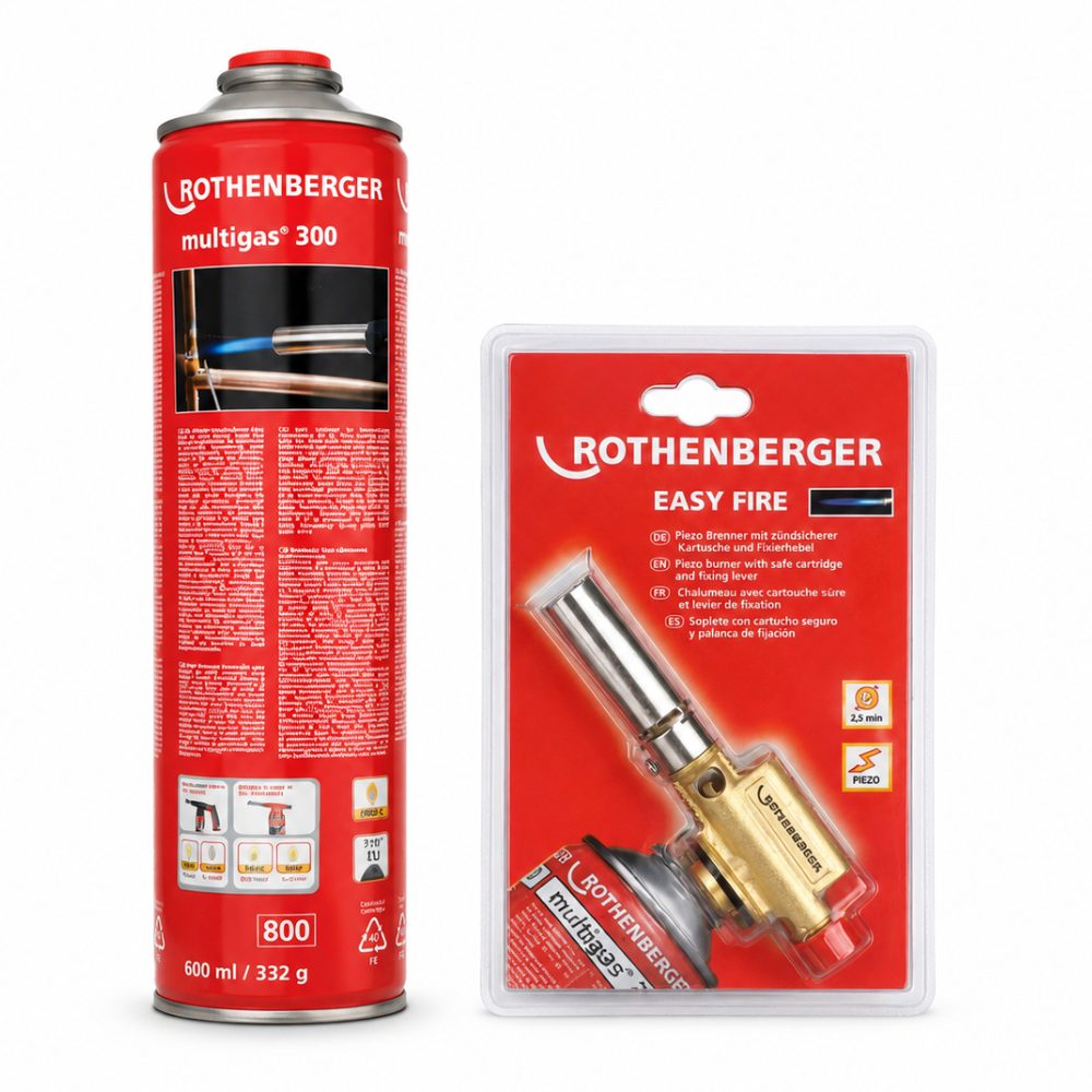 Arzator butelie multigas Rothenberger Easy Fire 35553 (inclus butelie)