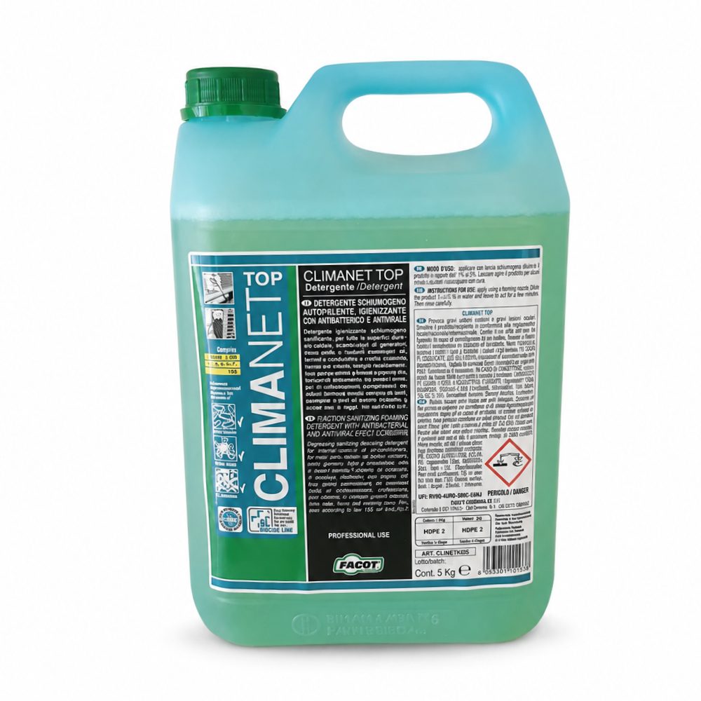 Solutie pentru curatare instalatie aer conditionat Facot Climanet 5 kg - Prompt Service