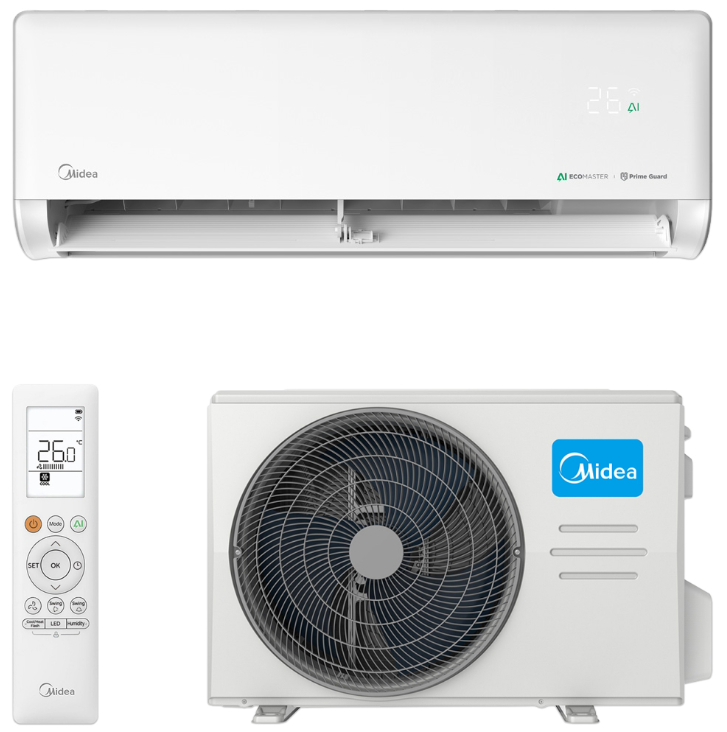 Aer conditionat Midea Solstice 12000 BTU, A+++,Wi-Fi, EZ-12RD6-I/ MX2H-12RD6