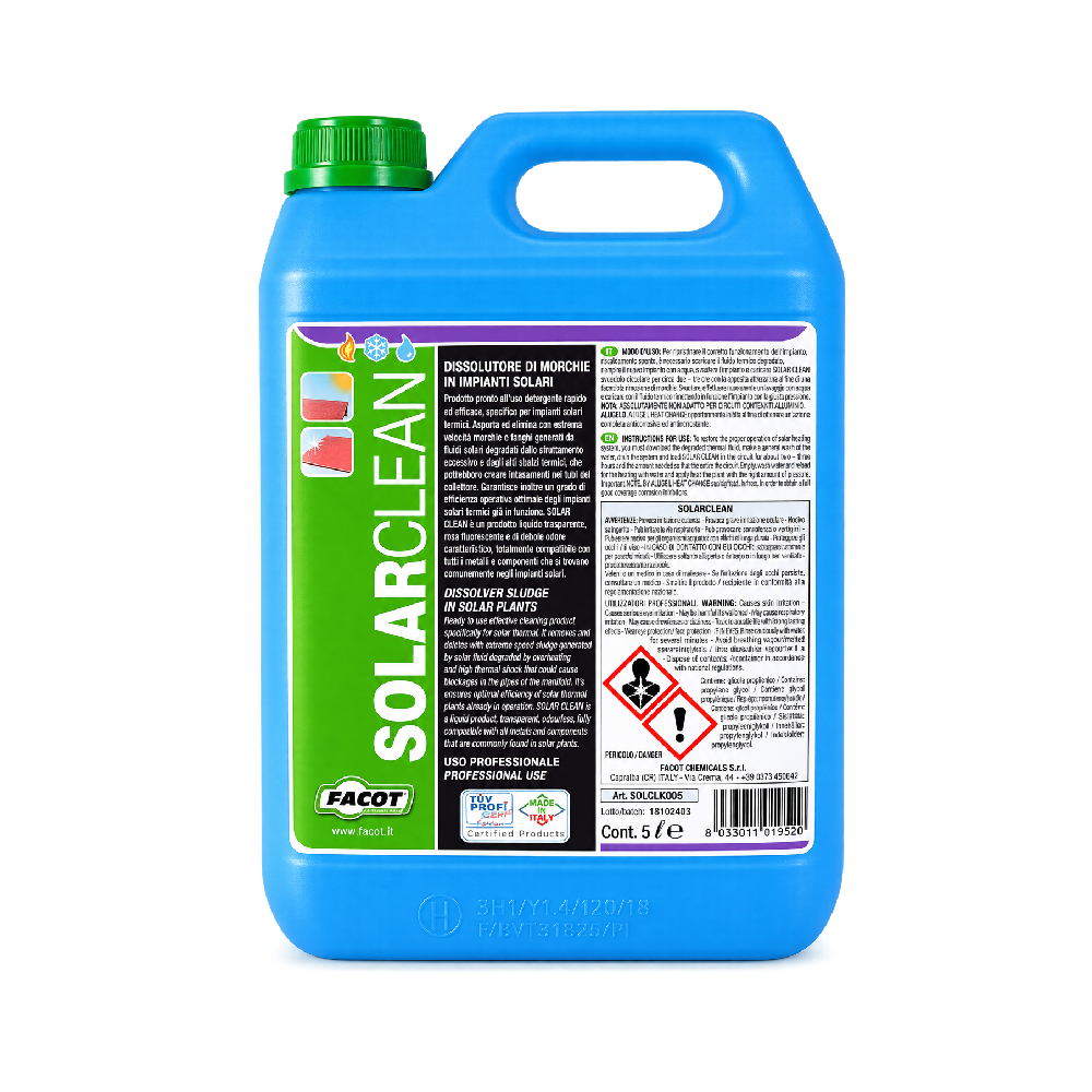 Solutie curatat panouri solare Facot Solar Clean 5 litri - Prompt Service