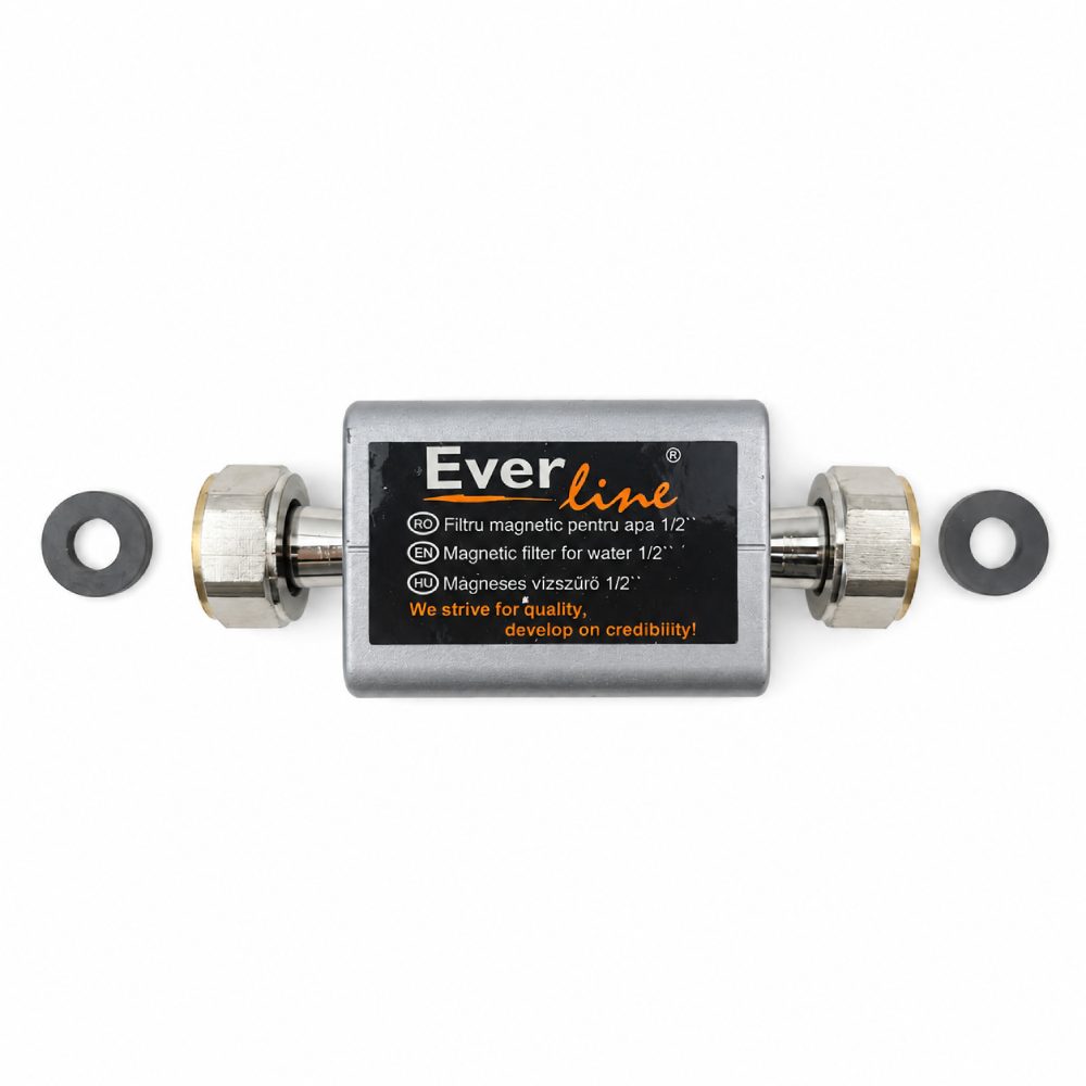 Filtru magnetic Everline 1/2" FI, filtru anticalcar - Prompt Service