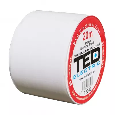 Banda de matisat PVC alba neadeziva, latime 5 cm, lungime 25 m Prompt Service Clima - Prompt Service