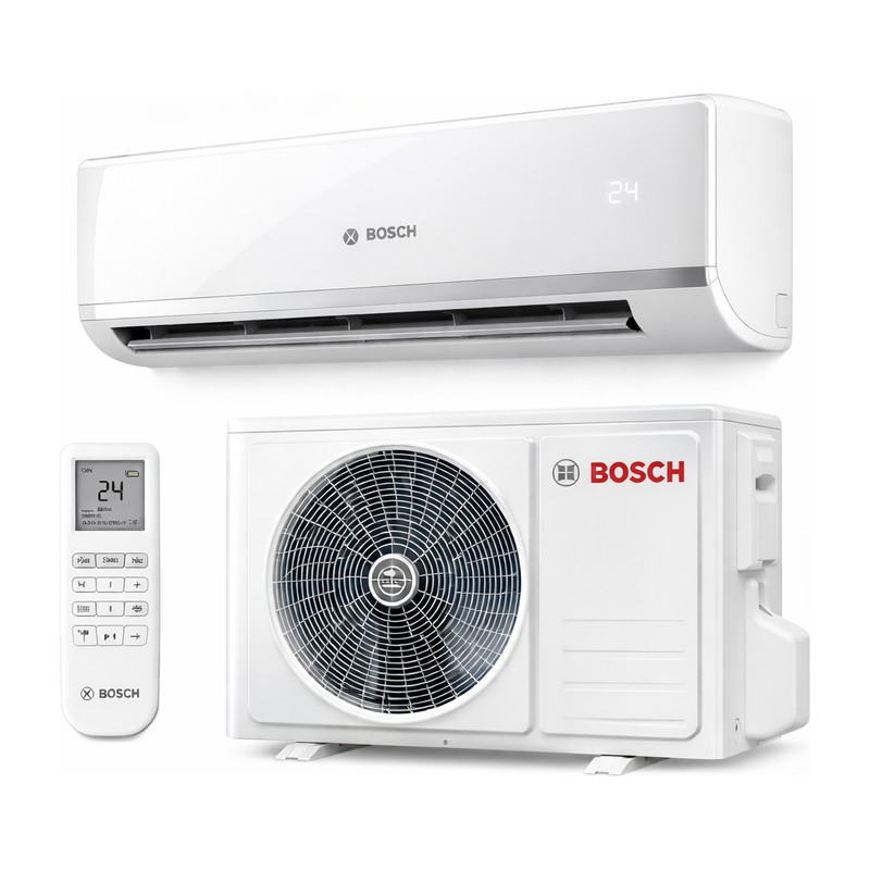Aparat de aer conditionat Bosch Climate CL7000i - Set 20 E , 7000 BTU, Wi-Fi, 2,0 kW, R32, Alb
