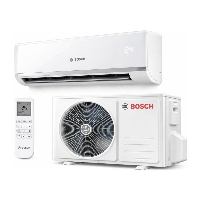 Aparat de aer conditionat Bosch CL7000i - Set 26 E 9000 Btu/h, 2,0 kW, R32, Modul Wi-Fi inclus, Alb