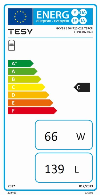 Boiler termoelectric 80 l Tesy ModEco GCV6S 804720 C21 TSRCP, clasa eficienta C, 302460 - imagine 2