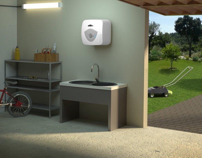 Boiler electric 30 l Ariston ANDRIS RS 30 EU, indicator LED - imagine 2