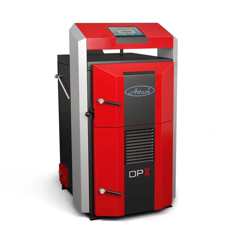 Cazan pe combustibil solid, cu gazeificare, ATTACK DPX STANDARD 25 kW - imagine 2