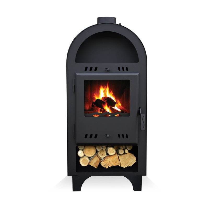 Soba (semineu) pe lemne si brichete, cu bolta, 9 kW, Kalde, KLD9-14900 - imagine principală