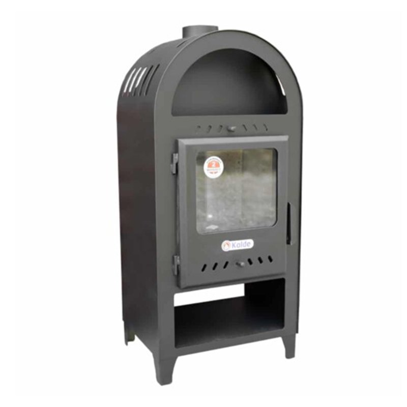 Soba (semineu) pe lemne si brichete, cu bolta, 9 kW, Kalde, KLD9-14900 - imagine 2