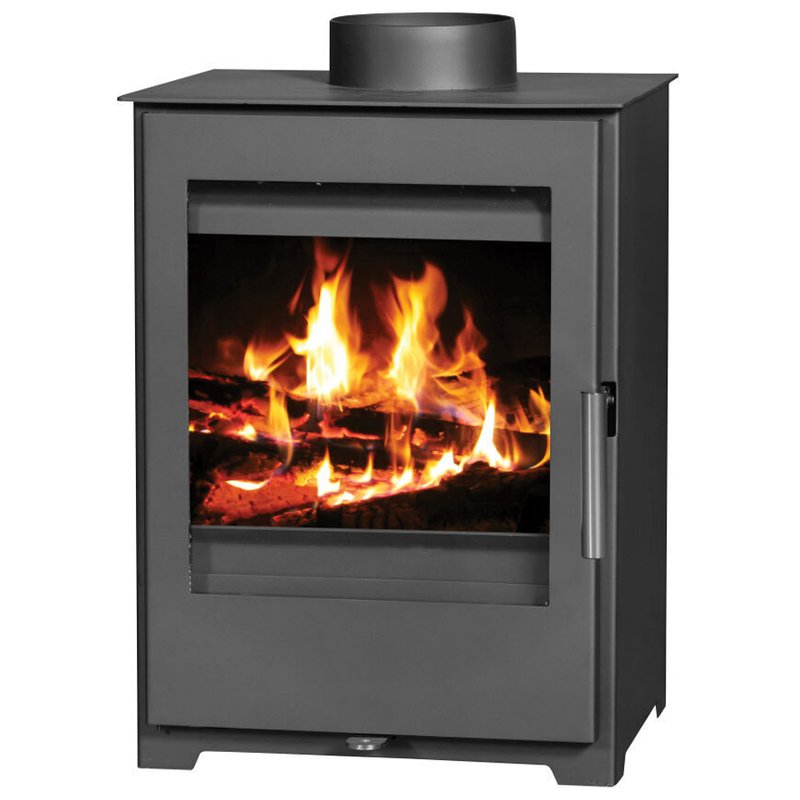 Soba pe lemne Victoria 05 Parma SL, 5 kW, clasa energetica A, dimensiuni compacte, negru - imagine 2