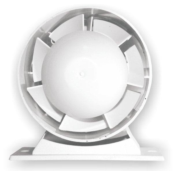 Ventilator casnic axial de tubulatura Dospel Polo 1 100/104 W - imagine 2