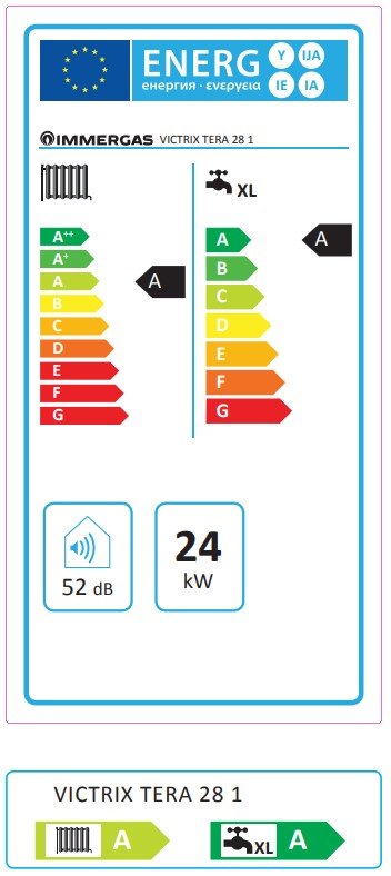 Centrala termica pe gaz in condensare Immergas Victrix TERA 24/28 1 ERP 24 kW - imagine 3