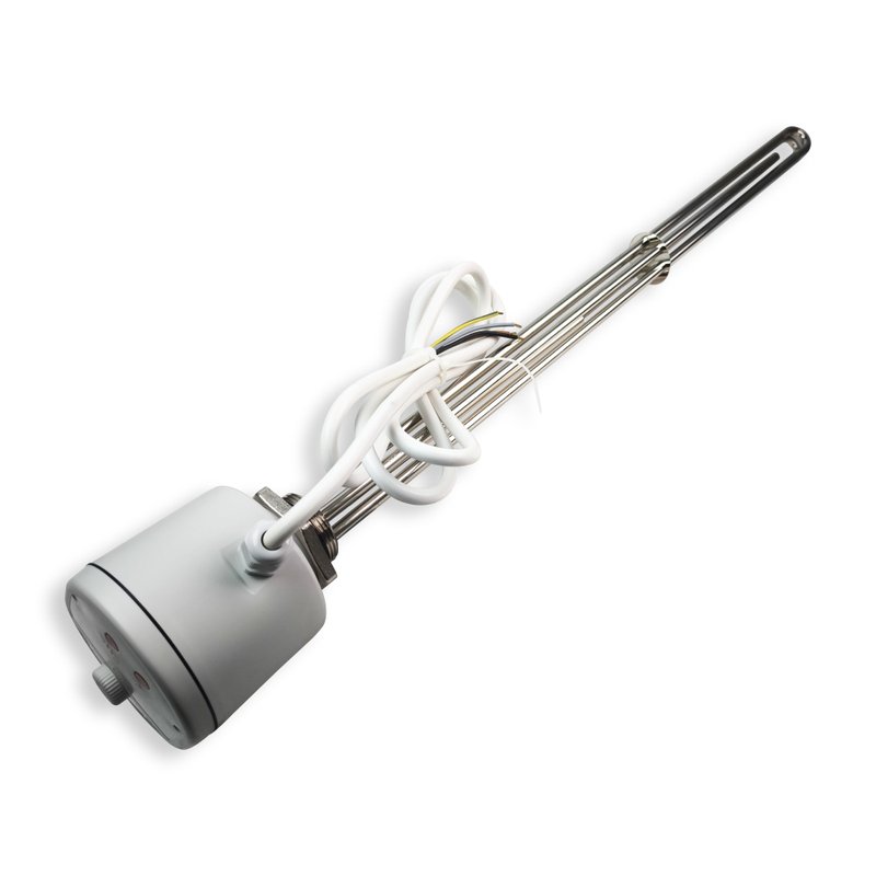 Rezistenta electrica cu termostat Unival, racord 1 1/2", capacitate 9000 W, alimentare 400V - poza pespectiva