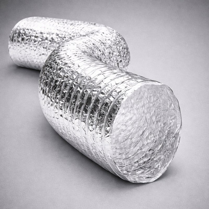 Tubulatura Venteurope AF127, flexibila, neizolata, 127 mm, cutie 10m