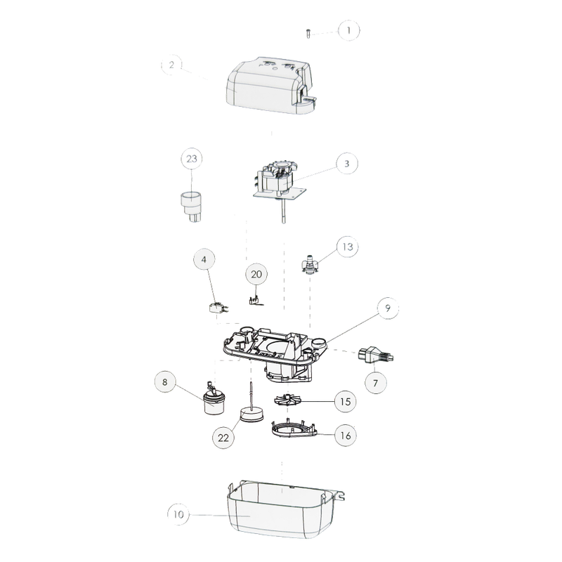 Pompa condens centrale termice SFA Sanisan Condens - schita piese