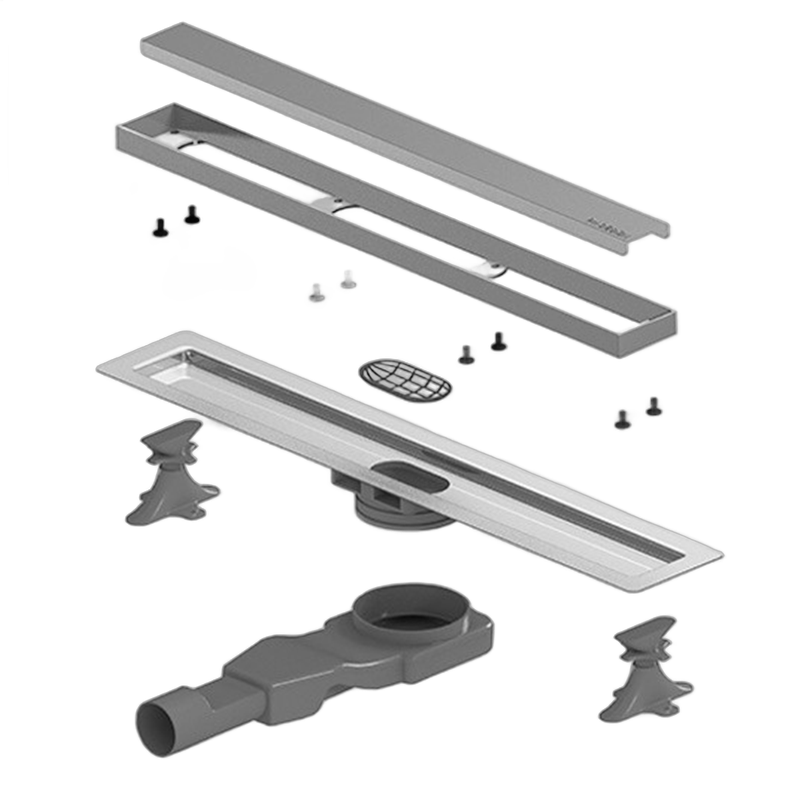 Rigola dus Wirquin Flat Linear, 60 mm, filtru par, 30950219 - imagine 2