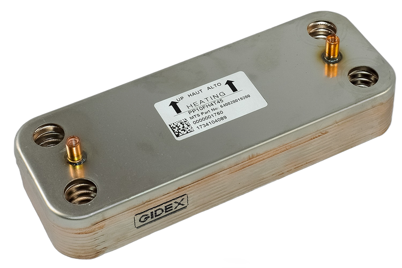 Schimbator apa calda menajera (ACM) pentru centrale termice Ariston Cares 24 kW, cod piesa 65116314 - imagine principală