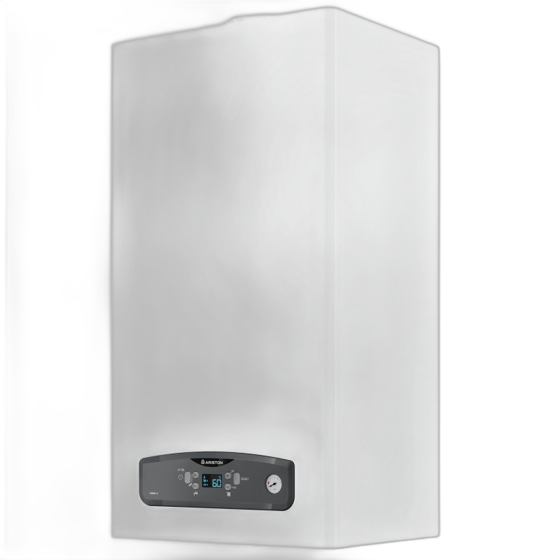 Centrala termica pe gaz Ariston Cares S 30, capacitate 30 kW, display LCD, ACM instant, schimbator inox - imagine 3