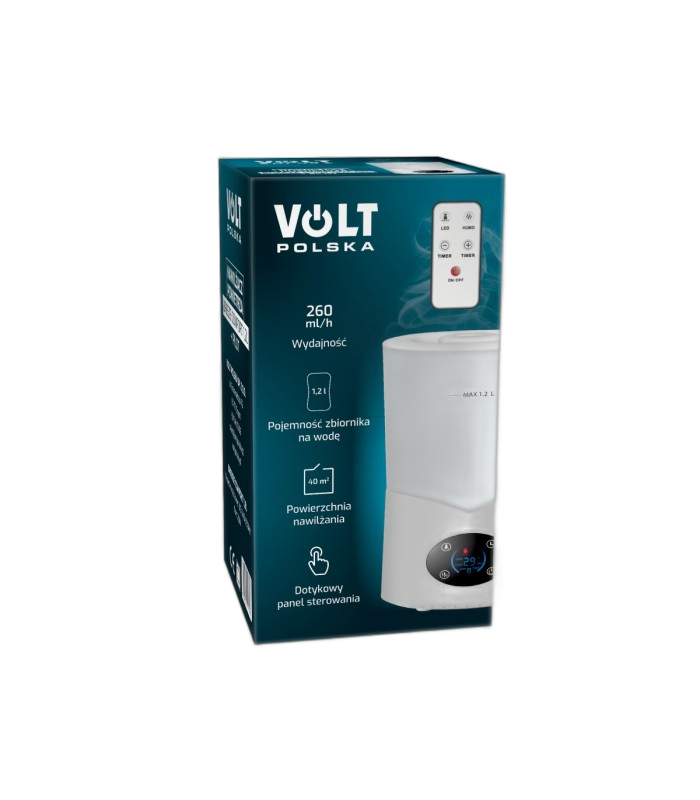 Umidificator de aer 1.2 litri Volt Breeze Confort, telecomanda, rezervor 260 ml - imagine 3