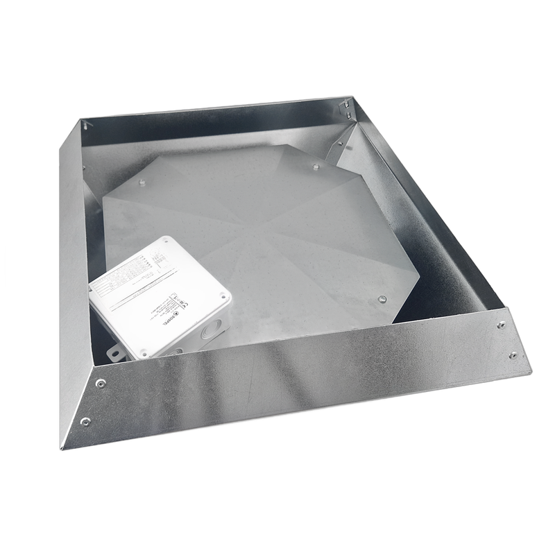 Ventilator industrial de acoperis Dospel WDD 150, debit aer 530 m³/h, corp otel galvanizat - imagine 2