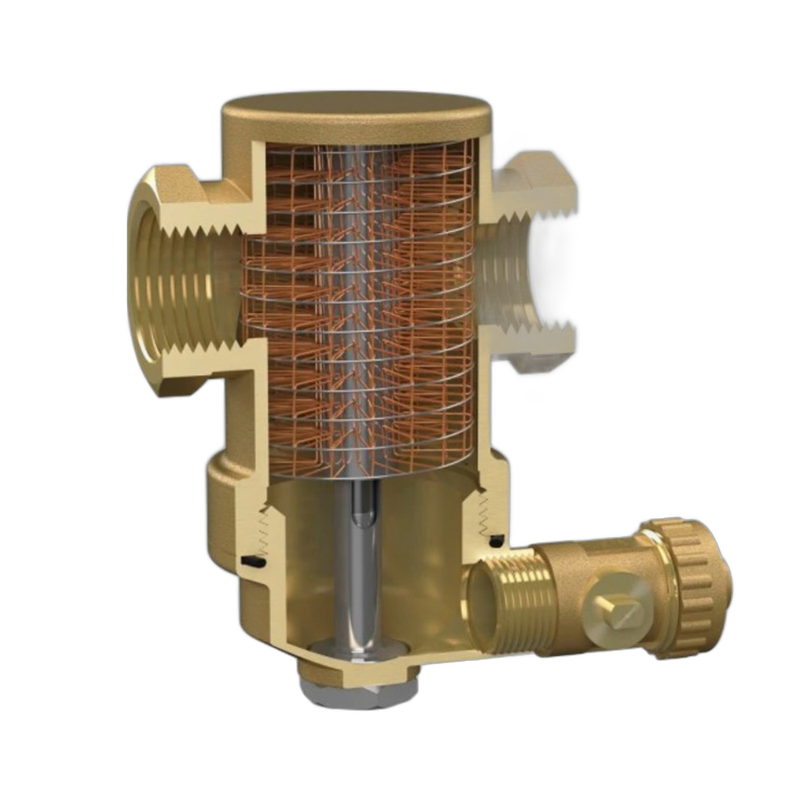 Filtru anti-magnetita si anti-namol Reflex Exdirt, pentru protectie centrala termica, 1'' M, montaj orizontal - 9256620 - imagine 2