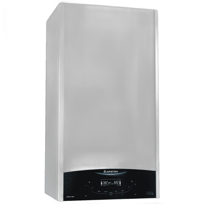 Centrala termica Ariston GENUS ONE+ Wi-Fi, capacitate 24 kW, afisaj LCD, ACM instant - imagine principală