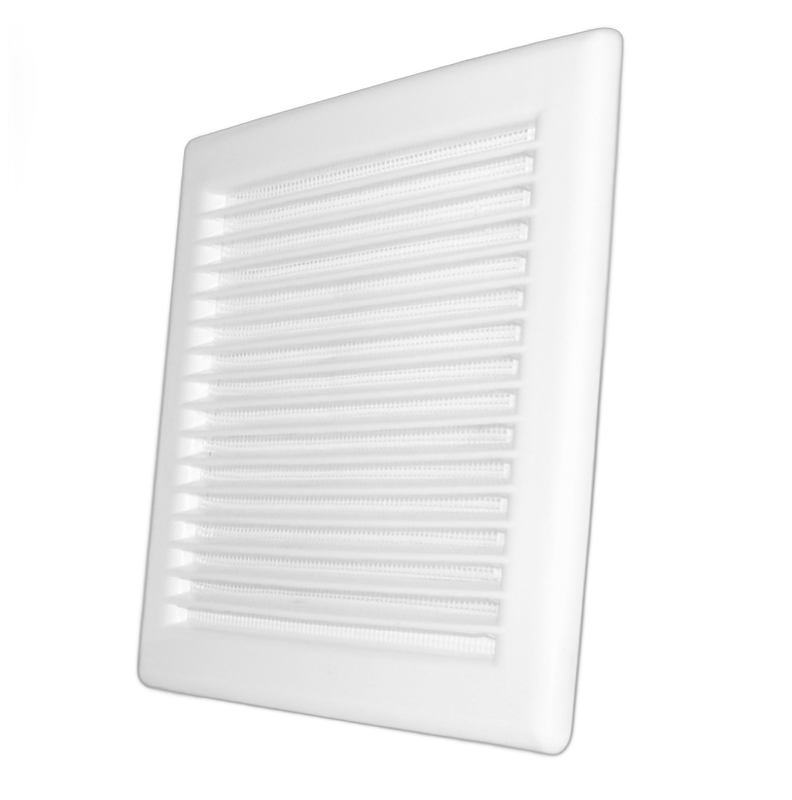 Grila ventilatie rectangulara cu plasa de insecte Dospel DL 165 RW - imagine principală