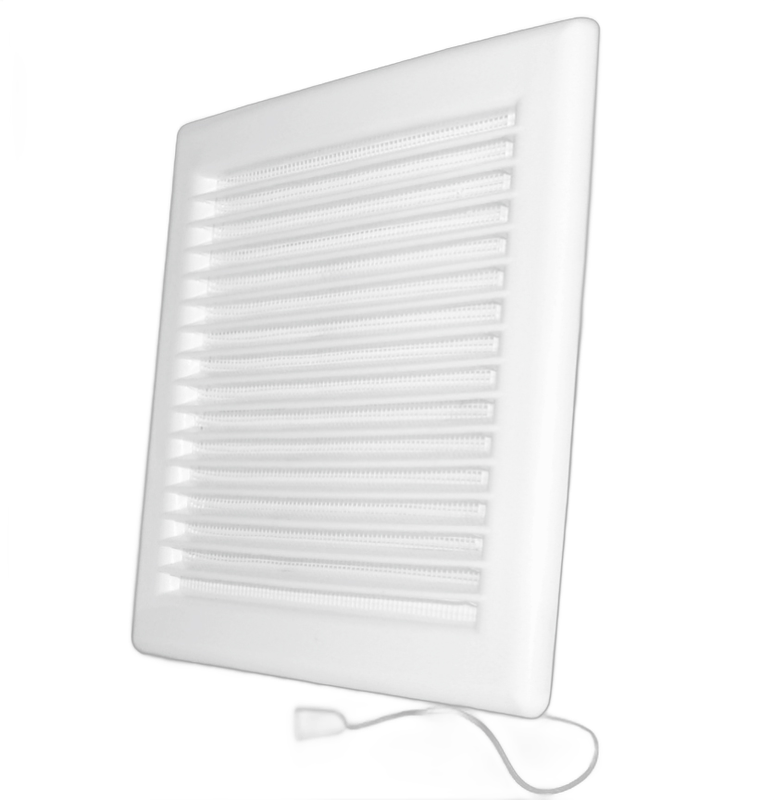 Grila ventilatie rectangulara cu plasa de insecte Dospel DL 165 Z - imagine principală