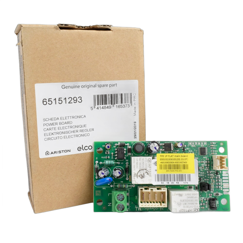 Placa electronica boiler electric Ariston Velis VLS, Velis Plus, Velis Premium, cod piesa 65151293 - imagine principală