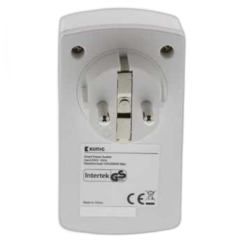 Priza inteligenta de alimentare ON/OFF, Schuko alb, Konig - imagine 3